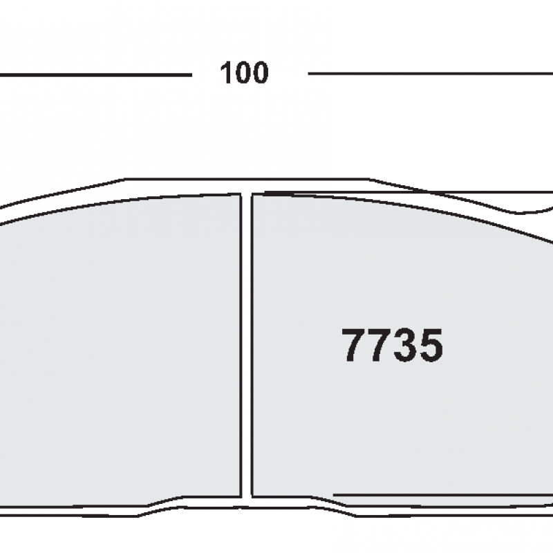 Endurance compound with less wear. Race brake pads - F3 Brembo caliper (F/R)
Mitsubishi Evo Group N
rear pad